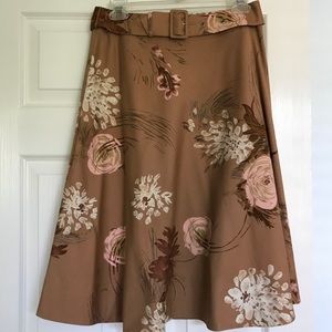 Anthropologie Odille Cotton Skirt Size 4